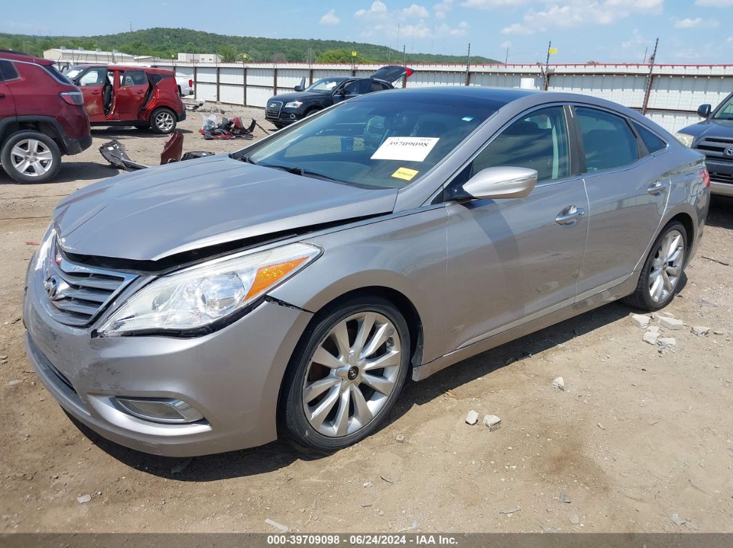 2012 HYUNDAI AZERA Silver  Gasoline KMHFH4JG3CA192837 photo #3