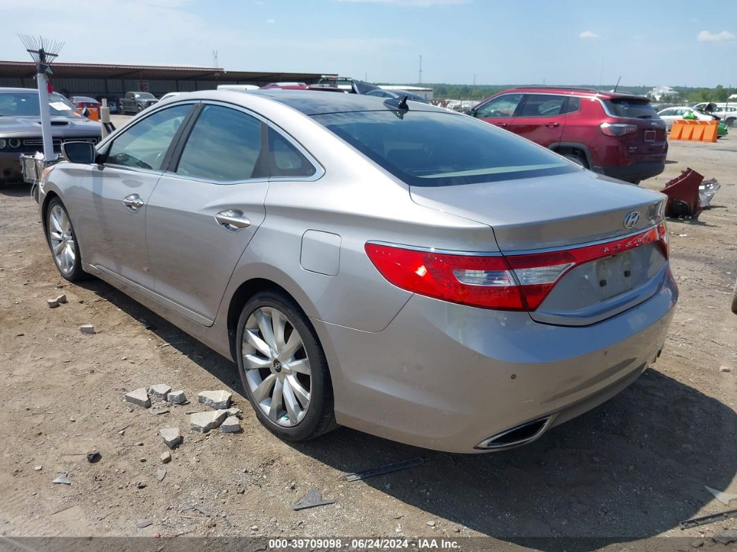 2012 HYUNDAI AZERA Silver  Gasoline KMHFH4JG3CA192837 photo #4