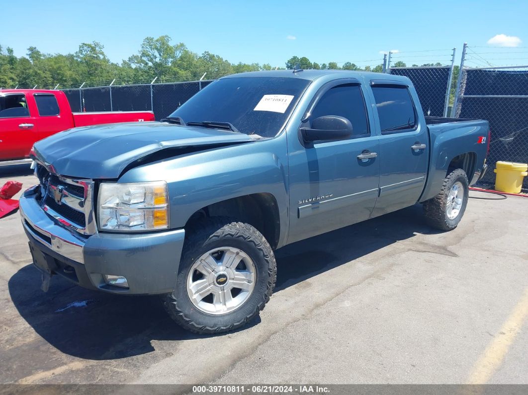 2011 CHEVROLET SILVERADO 1500 LT Blue  Flexible Fuel 3GCPKSE36BG179957 photo #3