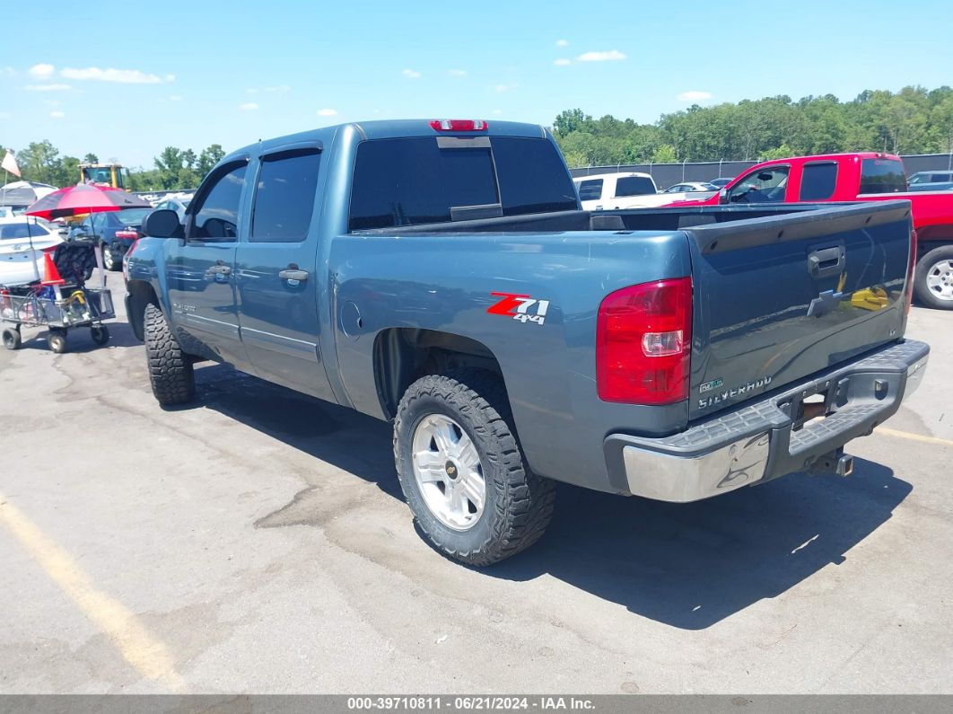 2011 CHEVROLET SILVERADO 1500 LT Blue  Flexible Fuel 3GCPKSE36BG179957 photo #4