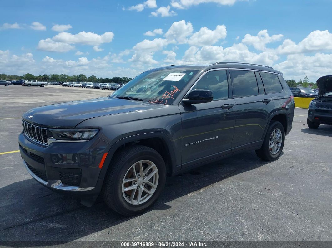 2022 JEEP GRAND CHEROKEE L LAREDO 4X2 Gray  Gasoline 1C4RJJAG3N8619612 photo #3