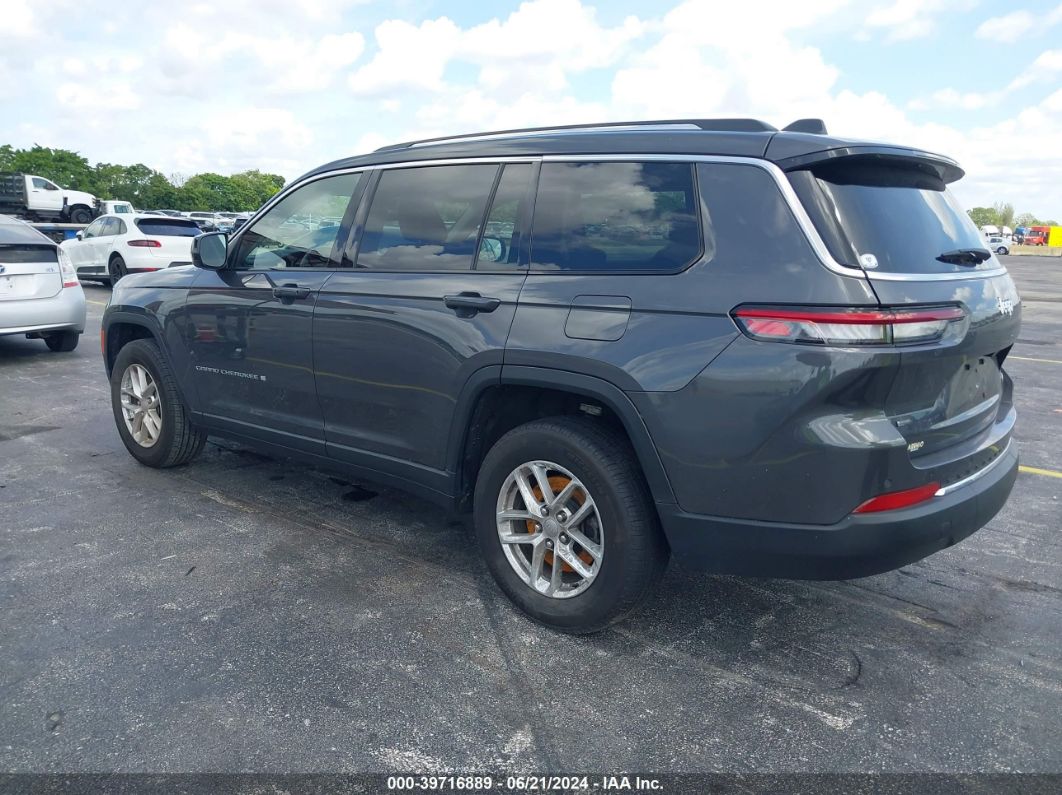 2022 JEEP GRAND CHEROKEE L LAREDO 4X2 Gray  Gasoline 1C4RJJAG3N8619612 photo #4