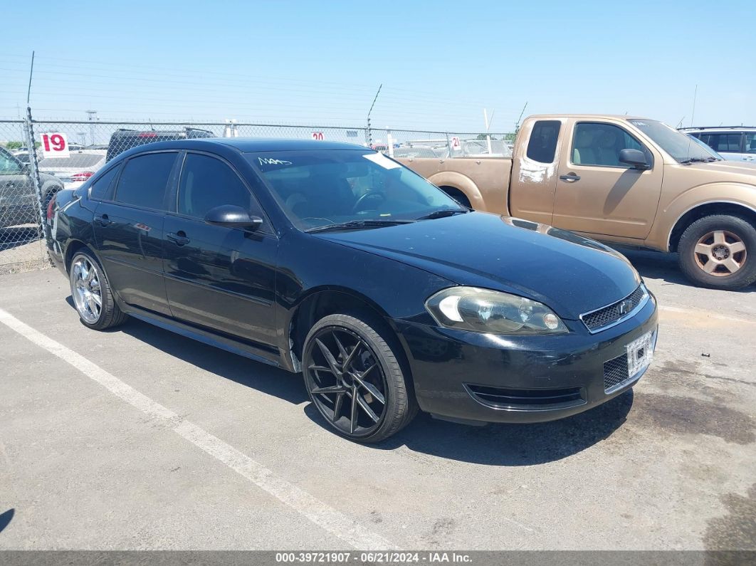 2014 CHEVROLET IMPALA LIMITED LT Black  Gasoline 2G1WB5E30E1183487 photo #1