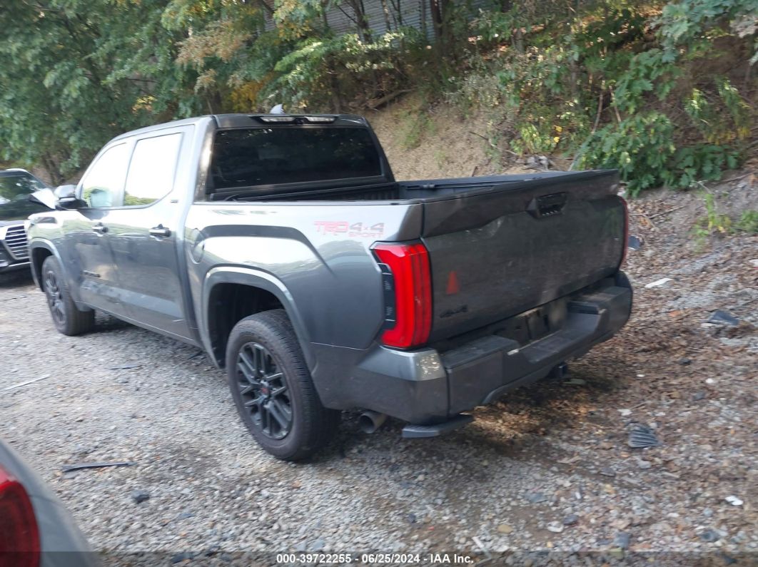 2024 TOYOTA TUNDRA CREWMAX SR/CREWMAX SR5 Gray  Gasoline 5TFLA5DB4RX169333 photo #4