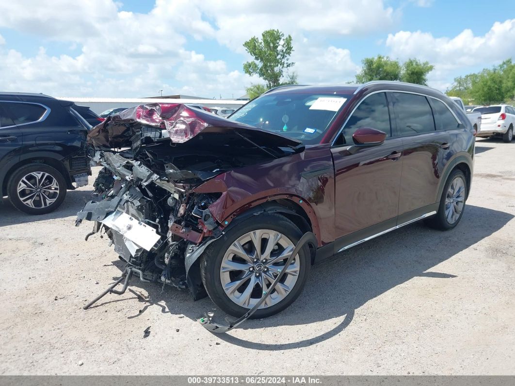 2024 MAZDA CX-90 3.3 TURBO PREMIUM Burgundy  Gasoline JM3KKDHDXR1137222 photo #3