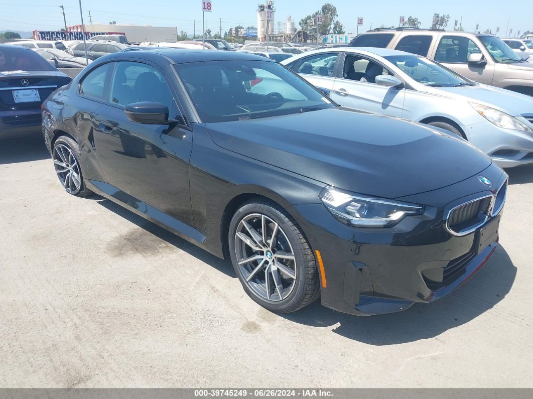 2024 BMW 230 I Black  Gasoline 3MW23CM02R8E17759 photo #1