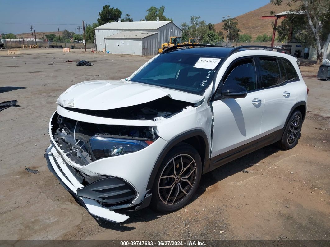 2023 MERCEDES-BENZ EQB 350 SUV 4MATIC White  Electric W1N9M1DB9PN036692 photo #3