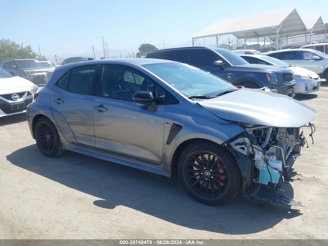 2024 TOYOTA GR COROLLA PREMIUM Gray  Gasoline JTNABAAE3RA009423 photo #1