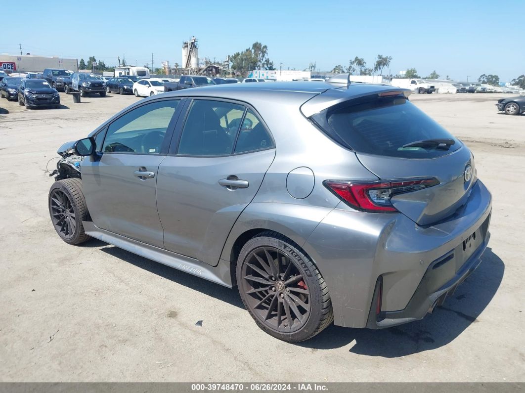 2024 TOYOTA GR COROLLA PREMIUM Gray  Gasoline JTNABAAE3RA009423 photo #4