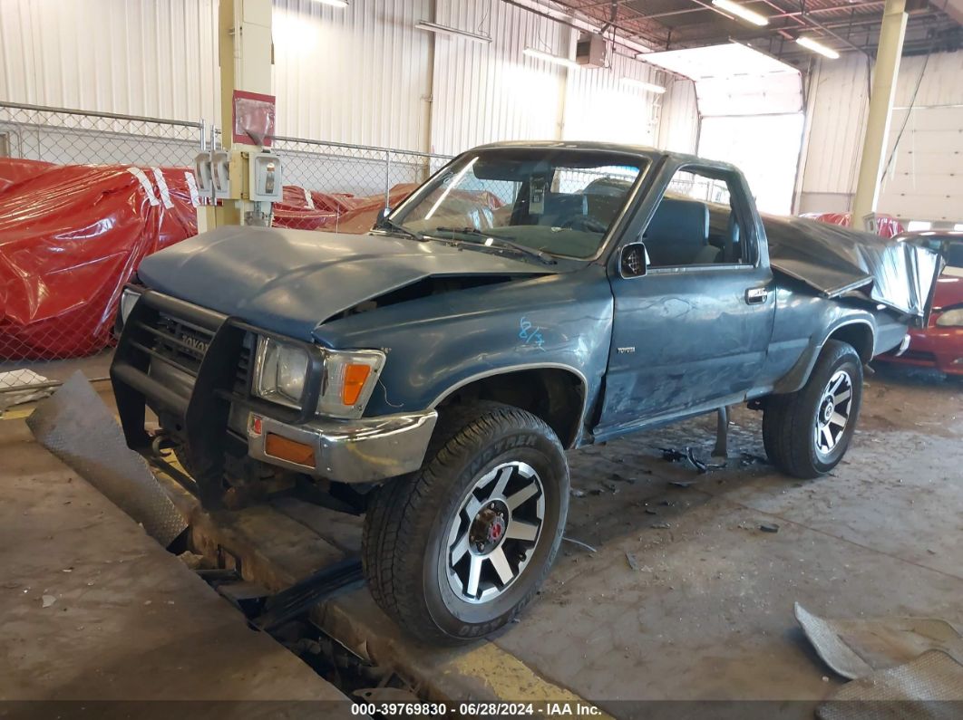 1989 TOYOTA PICKUP 1/2 TON SHT WHEELBASE DLX Blue  Gasoline JT4RN01P5K4001130 photo #3