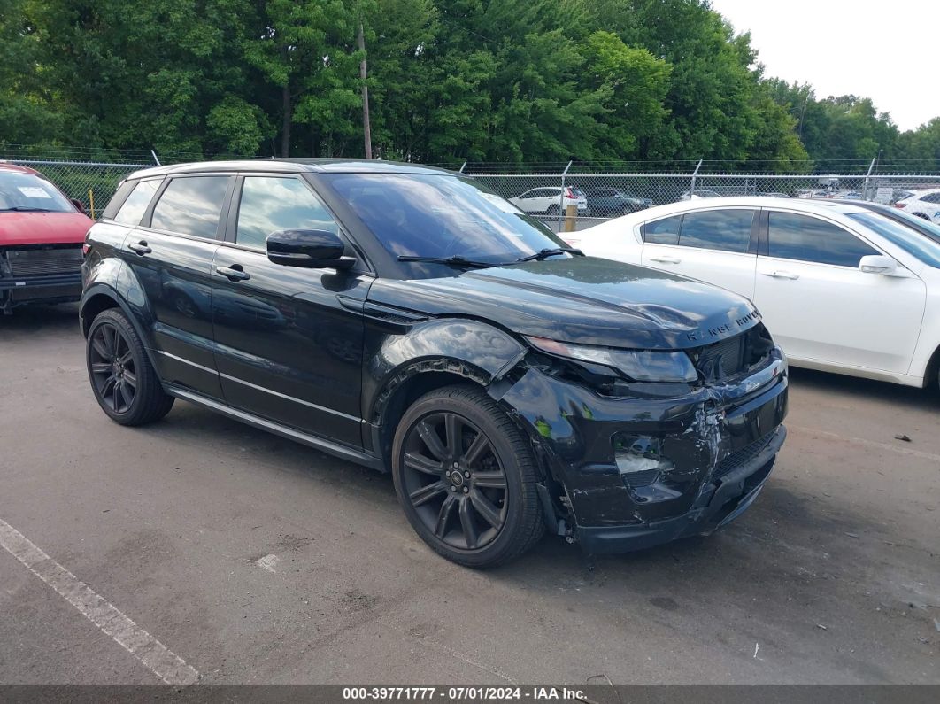 2013 LAND ROVER RANGE ROVER EVOQUE PURE Black  Gasoline SALVT2BG6DH813636 photo #1