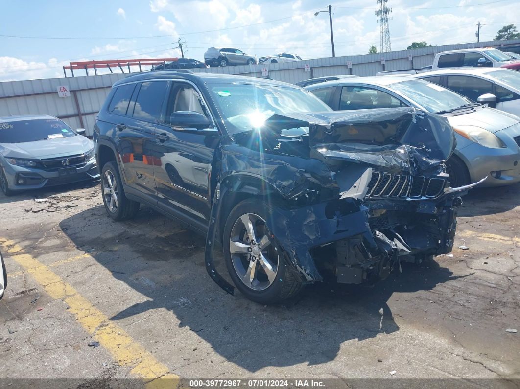 2022 JEEP GRAND CHEROKEE L LIMITED 4X2 Black  Gasoline 1C4RJJBG9N8516838 photo #1