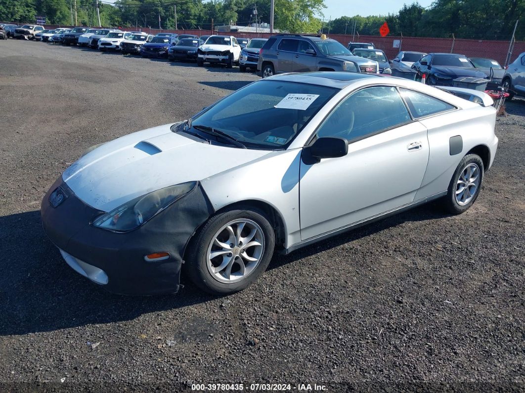 2000 TOYOTA CELICA GT White  Gasoline JTDDR32T8Y0064072 photo #3