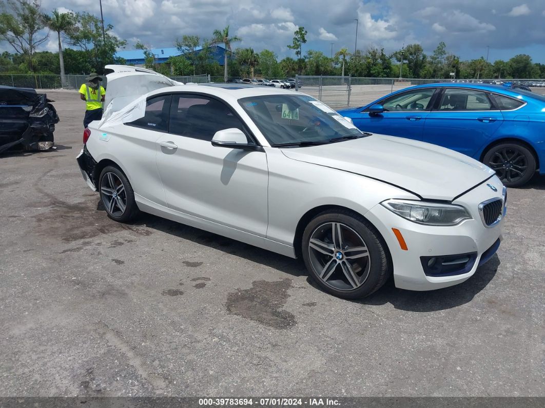 2017 BMW 230I White  Gasoline WBA2F9C36HV664865 photo #1