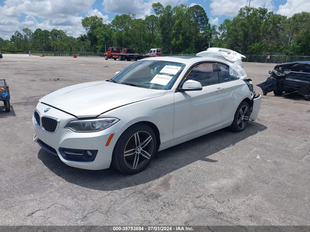 2017 BMW 230I White  Gasoline WBA2F9C36HV664865 photo #3