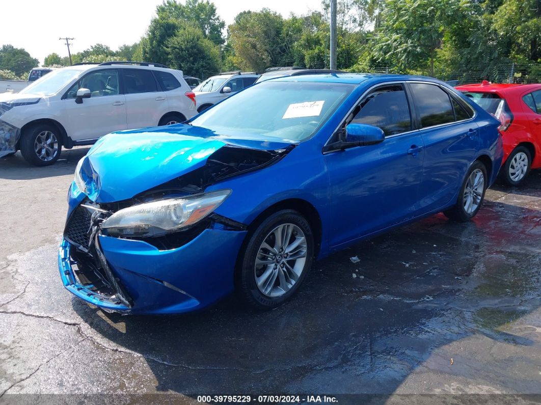 2017 TOYOTA CAMRY SE Blue  Gasoline 4T1BF1FKXHU791496 photo #3