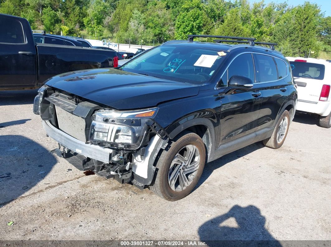 2023 HYUNDAI SANTA FE SEL Black  Gasoline 5NMS24AJ5PH621360 photo #3