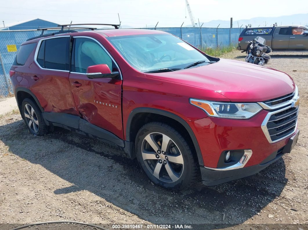 2020 CHEVROLET TRAVERSE AWD LT LEATHER Red  Gasoline 1GNEVHKWXLJ265733 photo #1