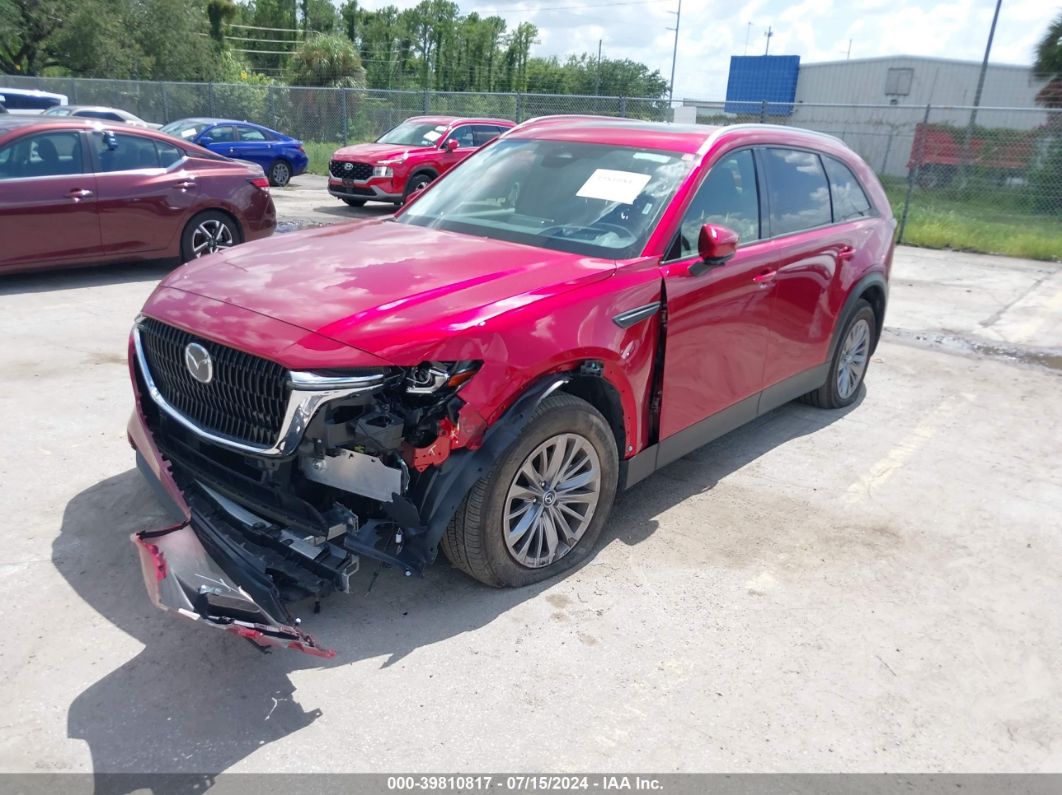 2024 MAZDA CX-90 3.3 TURBO PREFERRED PLUS Red  Gasoline JM3KKCHDXR1148456 photo #3