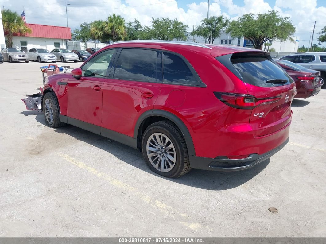 2024 MAZDA CX-90 3.3 TURBO PREFERRED PLUS Red  Gasoline JM3KKCHDXR1148456 photo #4