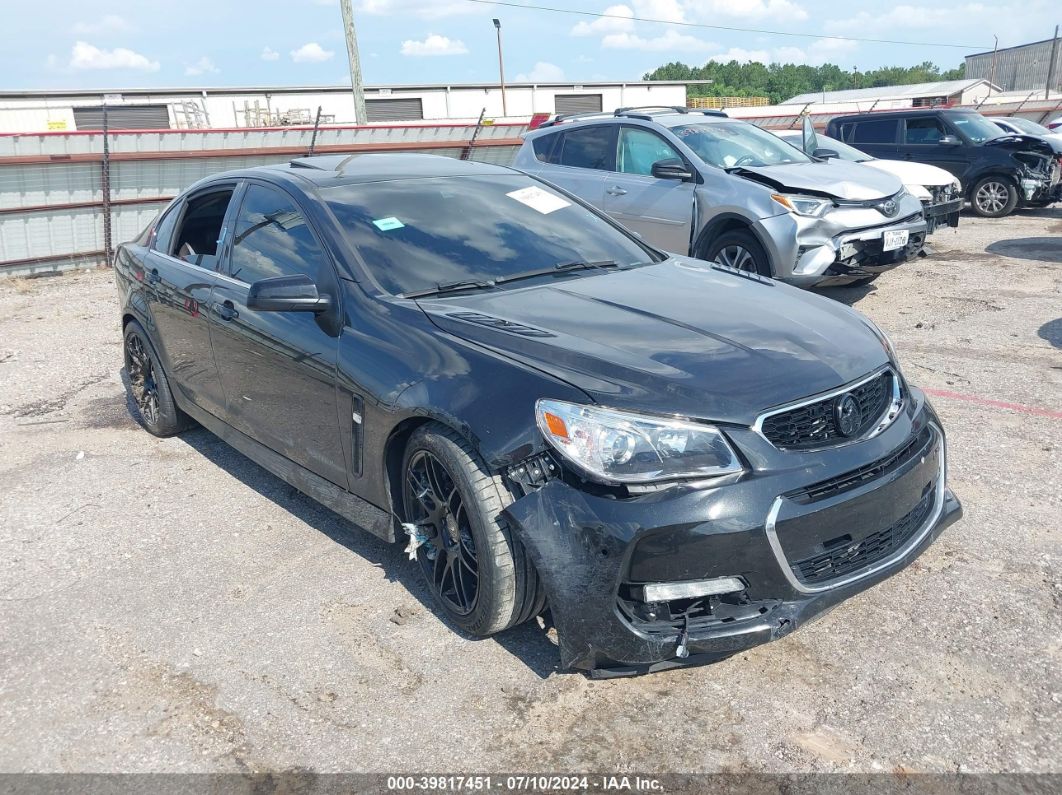 2016 CHEVROLET SS Black  Gasoline 6G3F15RW6GL222291 photo #1