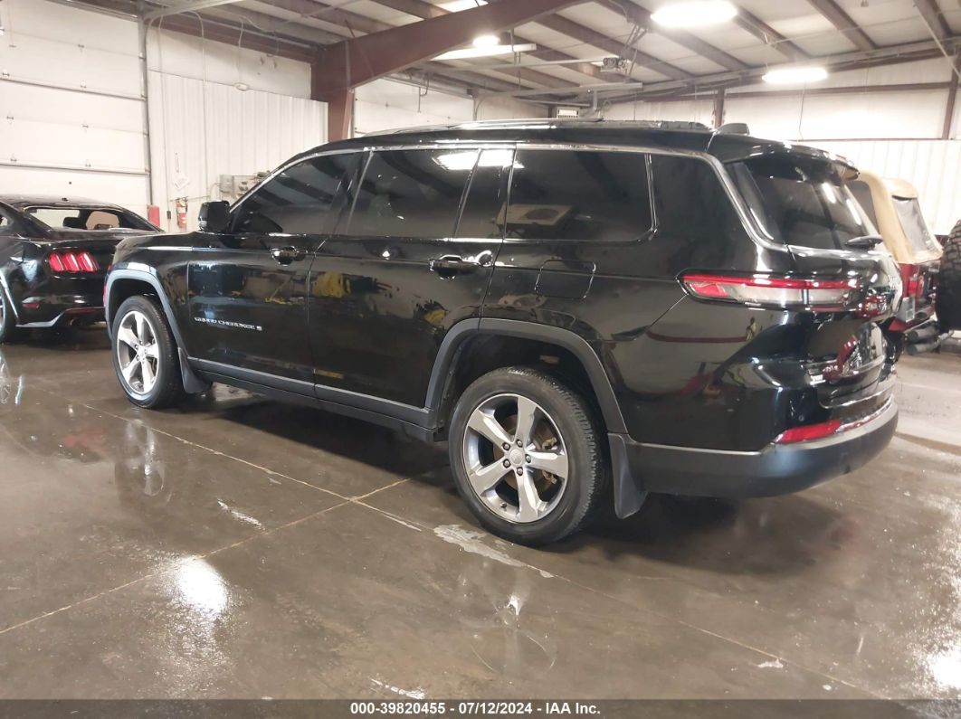 2021 JEEP GRAND CHEROKEE L LIMITED 4X4 Black  Gasoline 1C4RJKBG3M8197702 photo #4