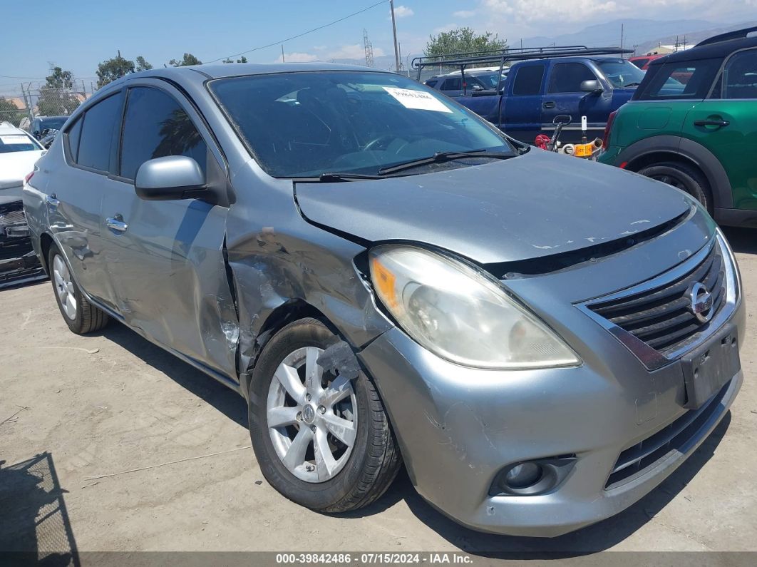 2013 NISSAN VERSA 1.6 SL Silver  Gasoline 3N1CN7AP1DL891009 photo #1