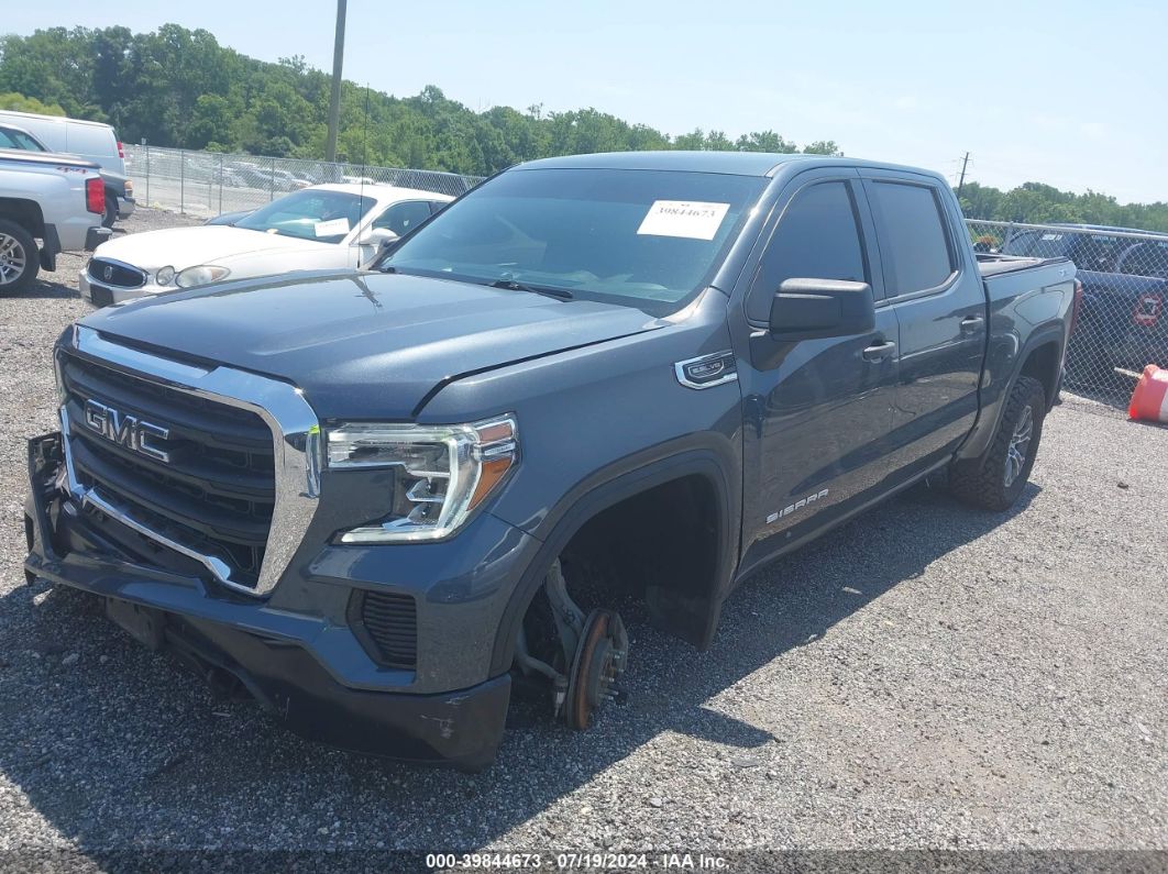 2019 GMC SIERRA 1500 Navy  Gasoline 1GTU9AEF1KZ248895 photo #3