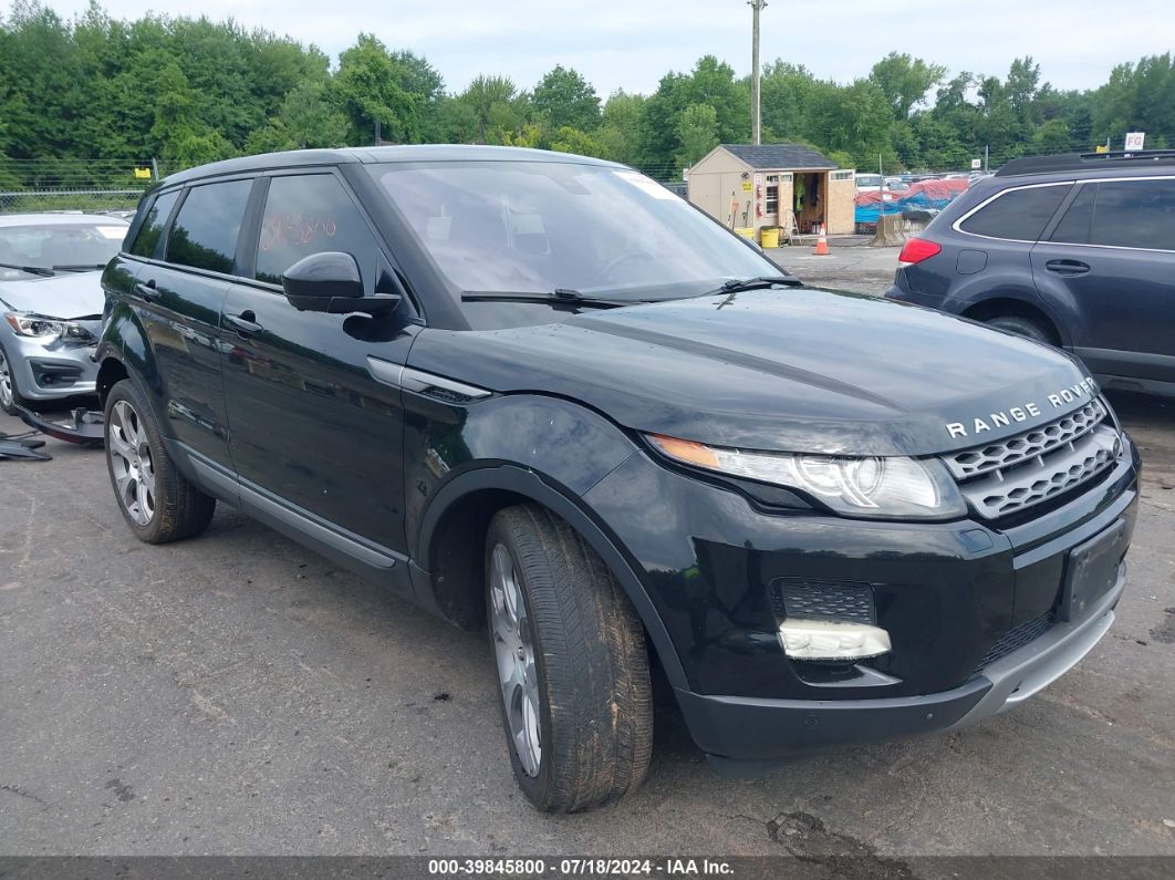 2014 LAND ROVER RANGE ROVER EVOQUE PURE Black  Gasoline SALVR2BG7EH937690 photo #1