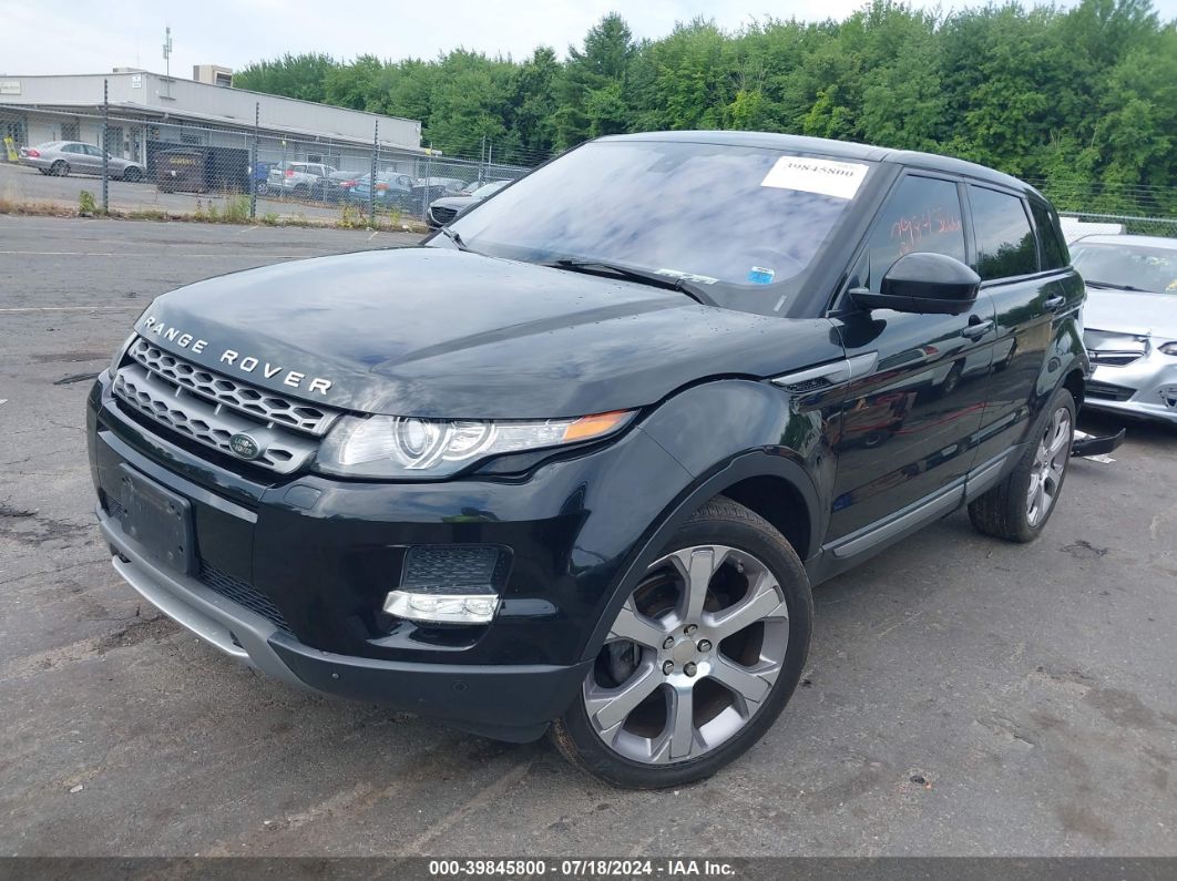 2014 LAND ROVER RANGE ROVER EVOQUE PURE Black  Gasoline SALVR2BG7EH937690 photo #3