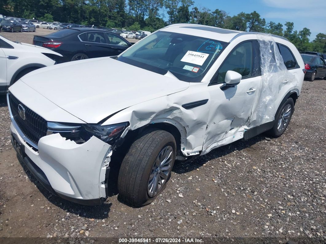 2024 MAZDA CX-90 3.3 TURBO PREFERRED PLUS White  Gasoline JM3KKCHD2R1125835 photo #3