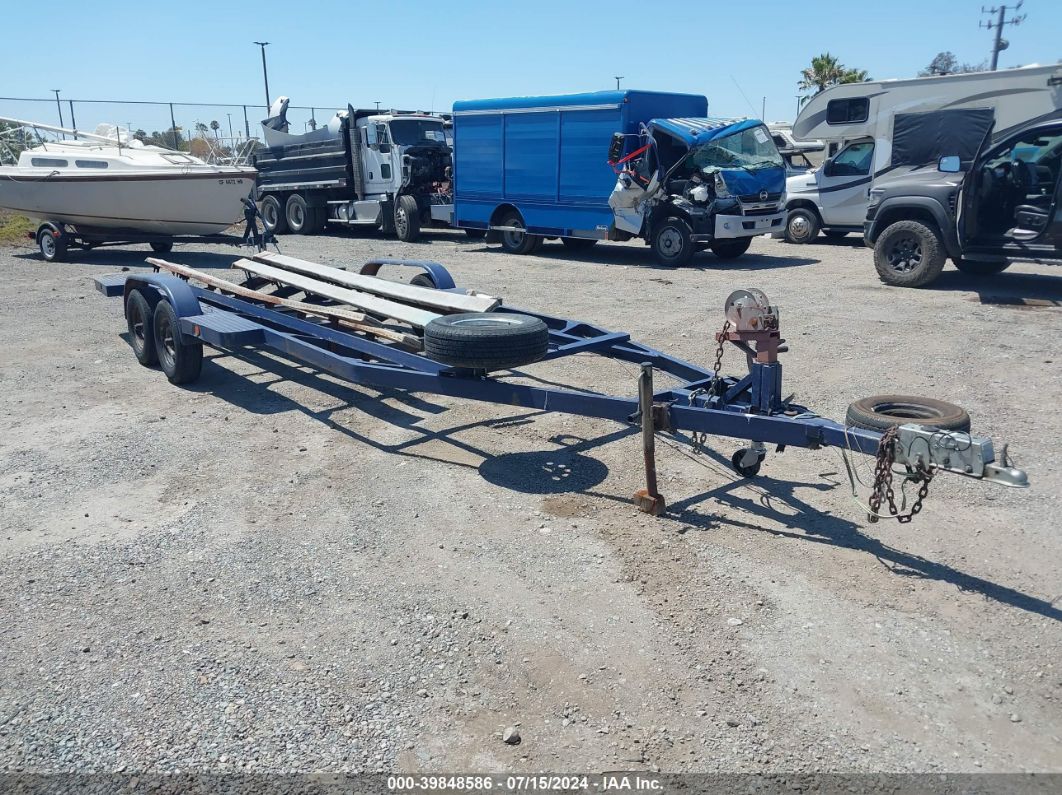 1972 AMERICAN 25' BOAT TRAILER Blue  Other E6887 photo #1