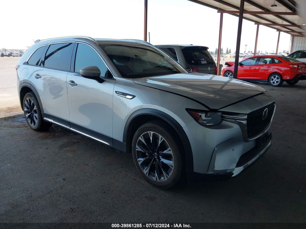 2024 MAZDA CX-90 PHEV PREMIUM Silver  Hybrid JM3KKDHA7R1112624 photo #1