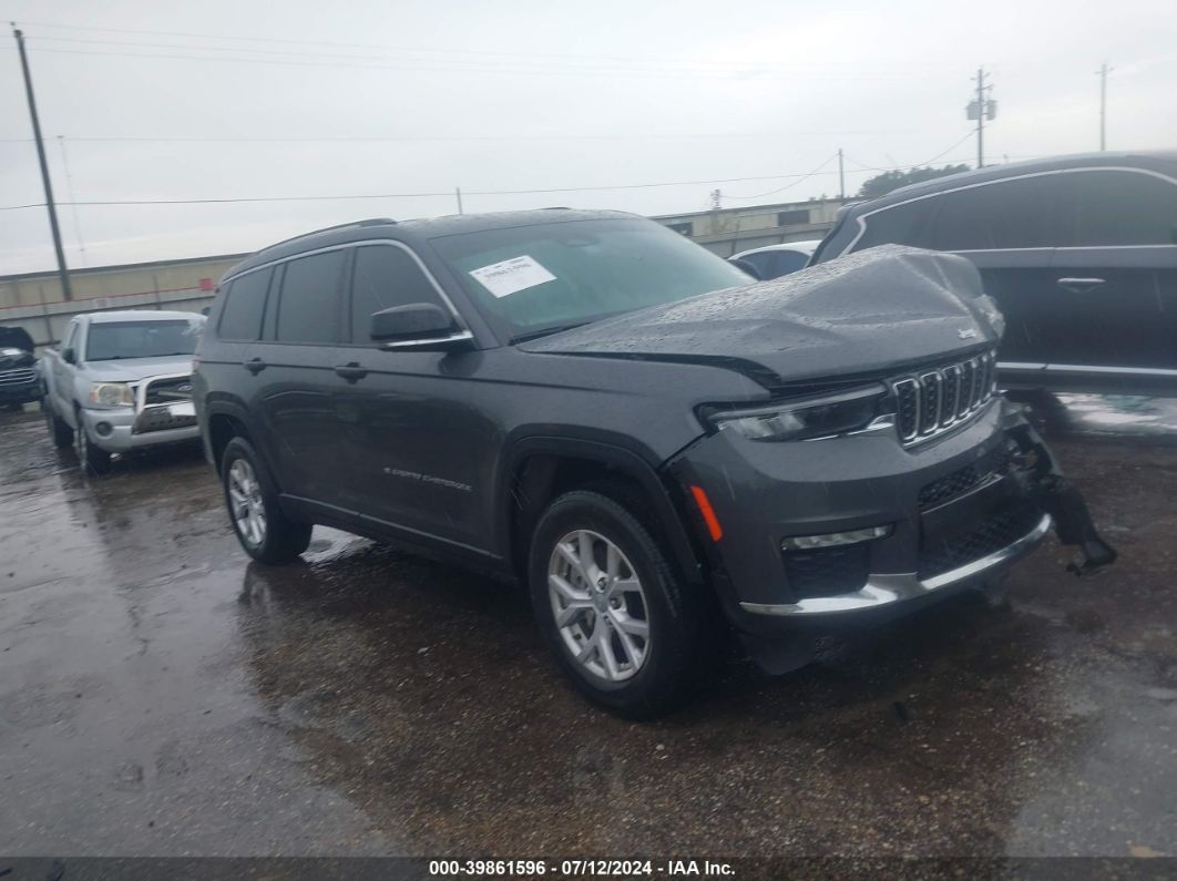 2022 JEEP GRAND CHEROKEE L LIMITED 4X4 Gray  Gasoline 1C4RJKBG4N8587080 photo #1