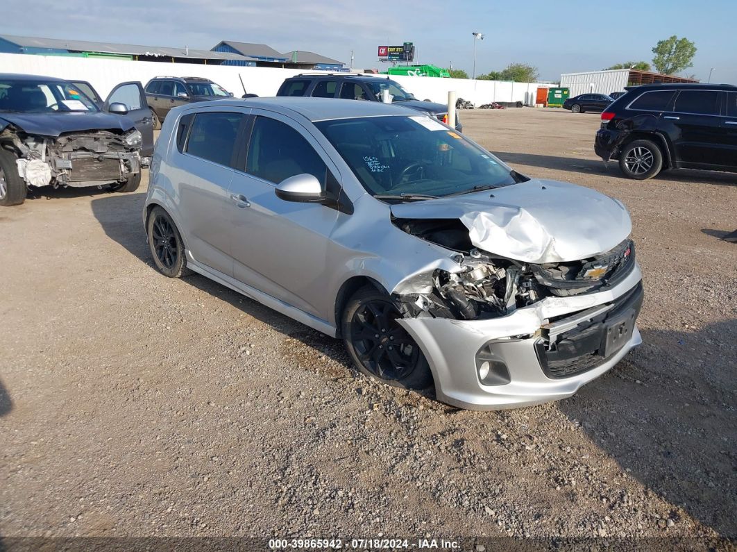 2017 CHEVROLET SONIC LT AUTO Silver  Gasoline 1G1JD6SH9H4139426 photo #1