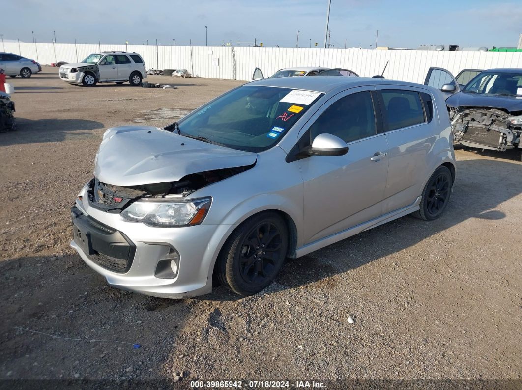 2017 CHEVROLET SONIC LT AUTO Silver  Gasoline 1G1JD6SH9H4139426 photo #3