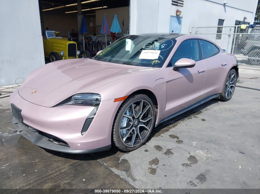 2022 PORSCHE TAYCAN Purple  Electric WP0AA2Y13NSA17304 photo #3