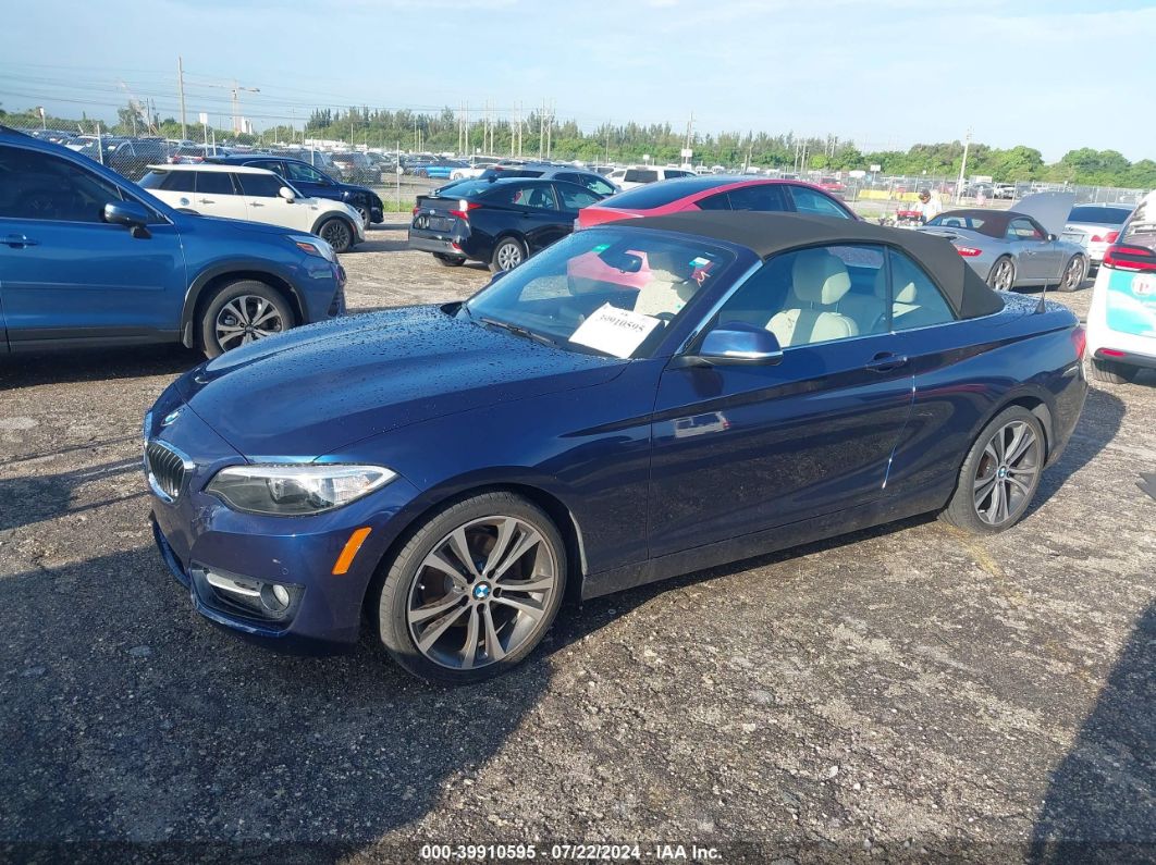 2017 BMW 230I Blue  Gasoline WBA2K9C52HV646781 photo #3