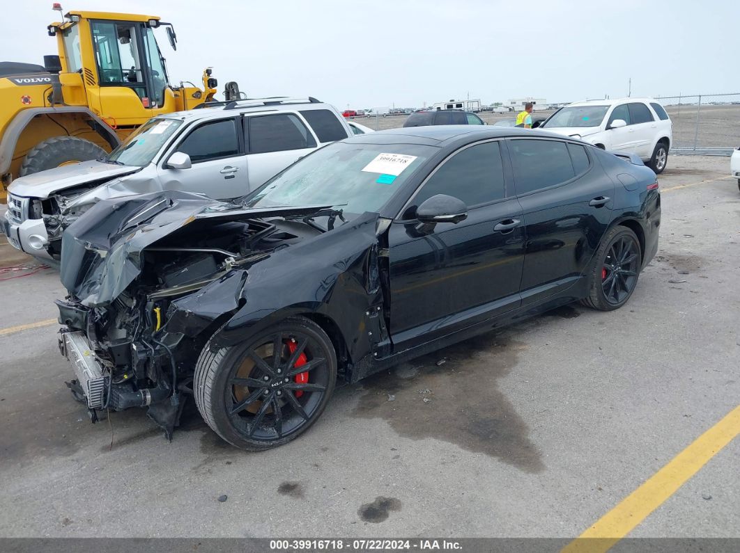 2022 KIA STINGER GT2 Black  Gasoline KNAE55LC8N6107356 photo #3