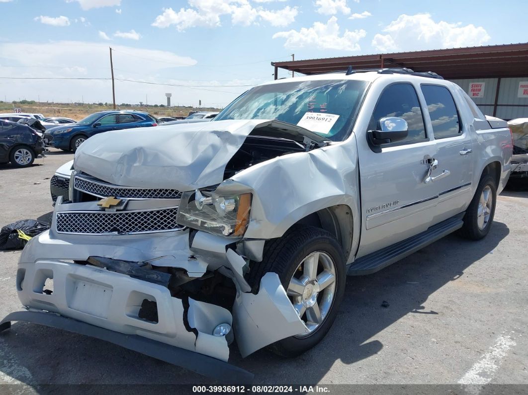 2011 CHEVROLET AVALANCHE 1500 LTZ Silver  Flexible Fuel 3GNTKGE30BG304907 photo #3