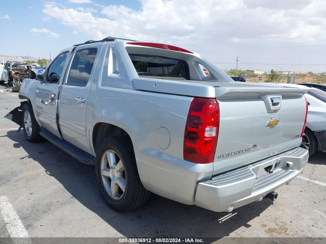 2011 CHEVROLET AVALANCHE 1500 LTZ Silver  Flexible Fuel 3GNTKGE30BG304907 photo #4