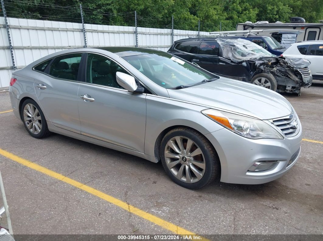 2012 HYUNDAI AZERA Silver  Gasoline KMHFH4JG0CA186560 photo #1