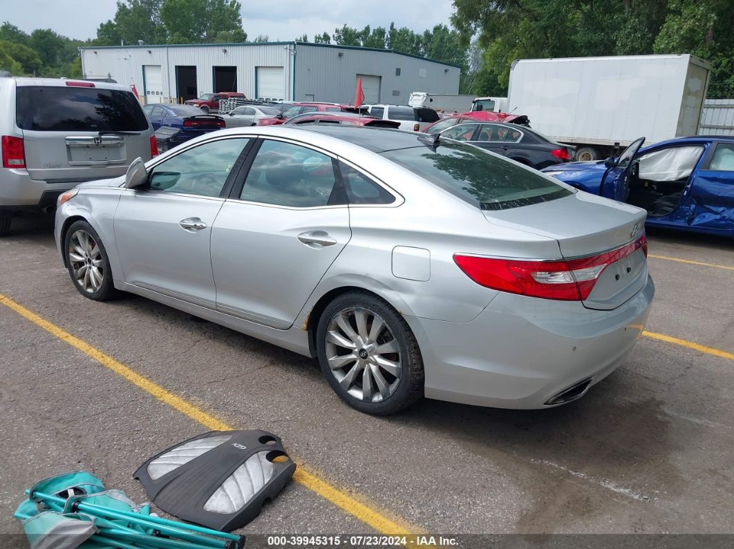 2012 HYUNDAI AZERA Silver  Gasoline KMHFH4JG0CA186560 photo #4