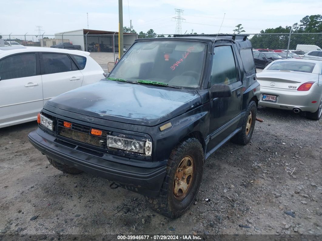 1995 GEO TRACKER Black  Gasoline 2CNBE18U0S6943292 photo #3