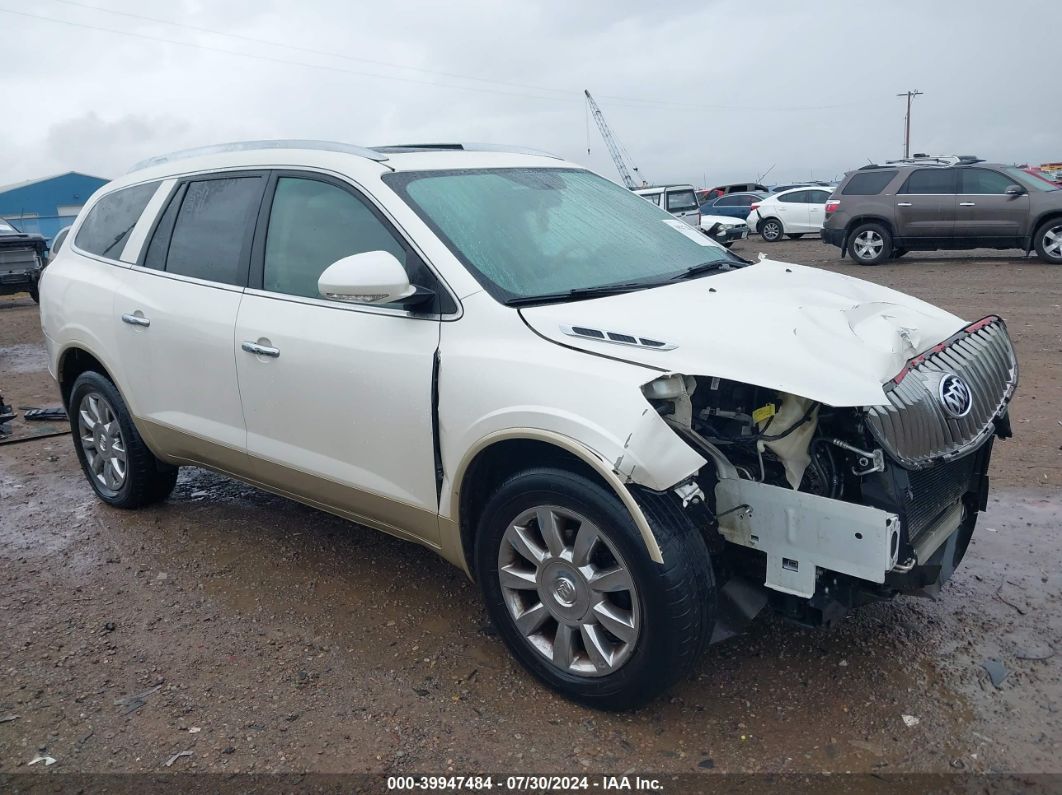 2012 BUICK ENCLAVE LEATHER White  Gasoline 5GAKVCED9CJ110438 photo #1