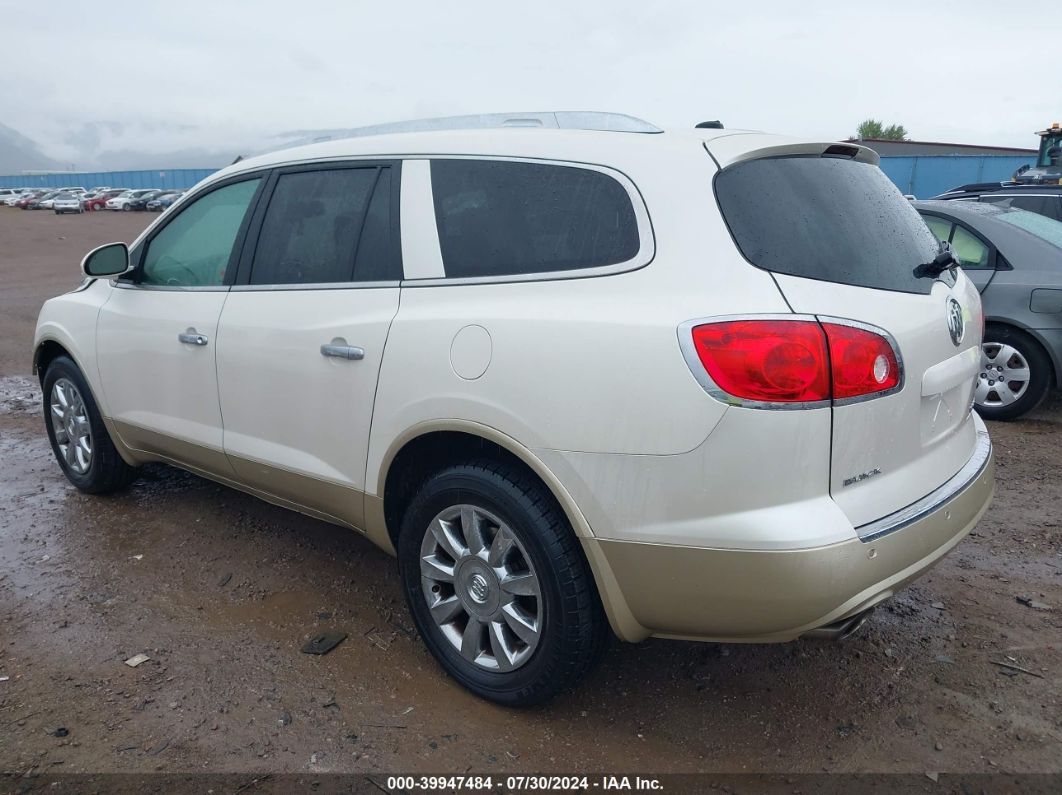 2012 BUICK ENCLAVE LEATHER White  Gasoline 5GAKVCED9CJ110438 photo #4