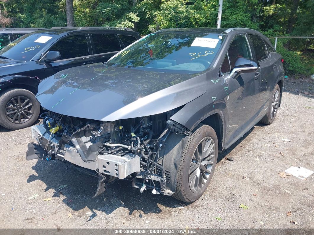 2022 LEXUS RX 450H F SPORT HANDLING Gray  Hybrid 2T2YGMDA0NC093264 photo #3