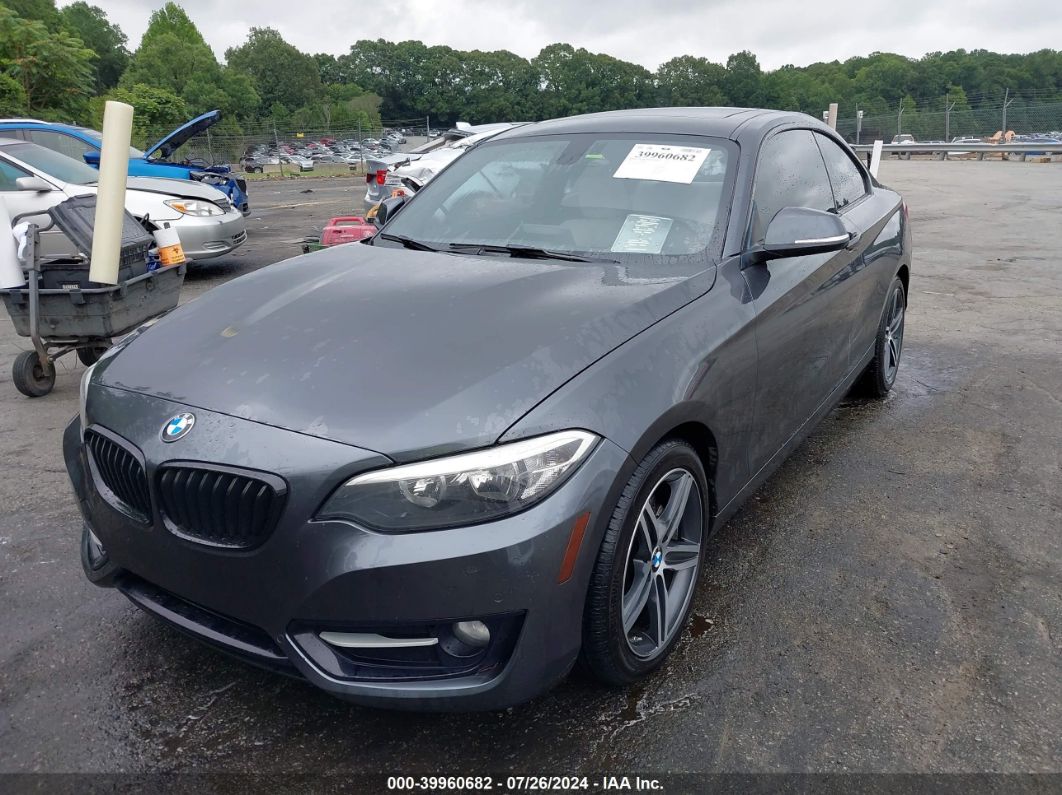 2017 BMW 230I Gray  Gasoline WBA2F9C52HV664153 photo #3