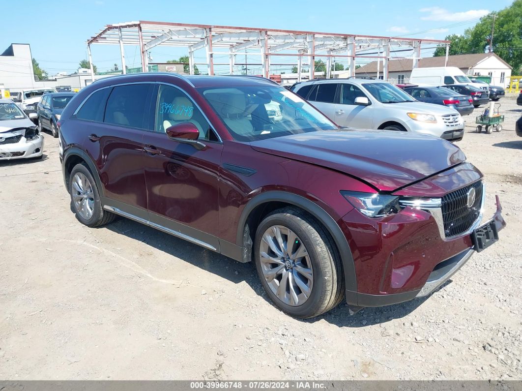 2024 MAZDA CX-90 3.3 TURBO PREMIUM PLUS Burgundy  Gasoline JM3KKEHD4R1150361 photo #1