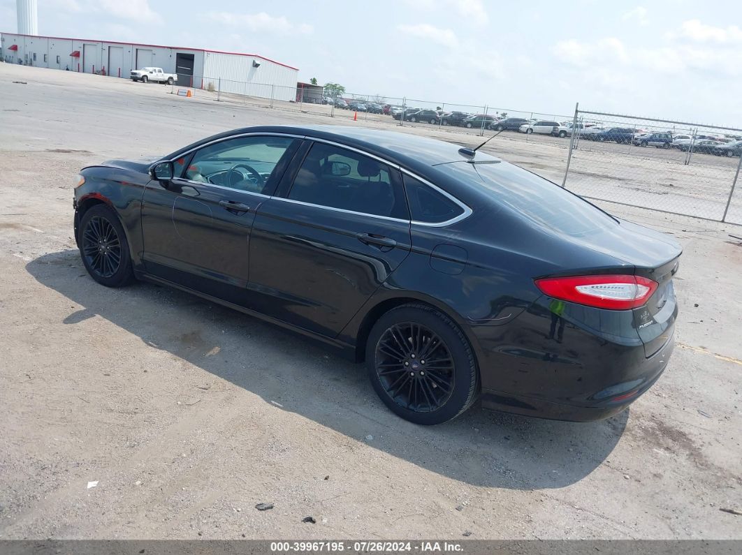 2014 FORD FUSION SE Black  Gasoline 3FA6P0HD2ER102667 photo #4